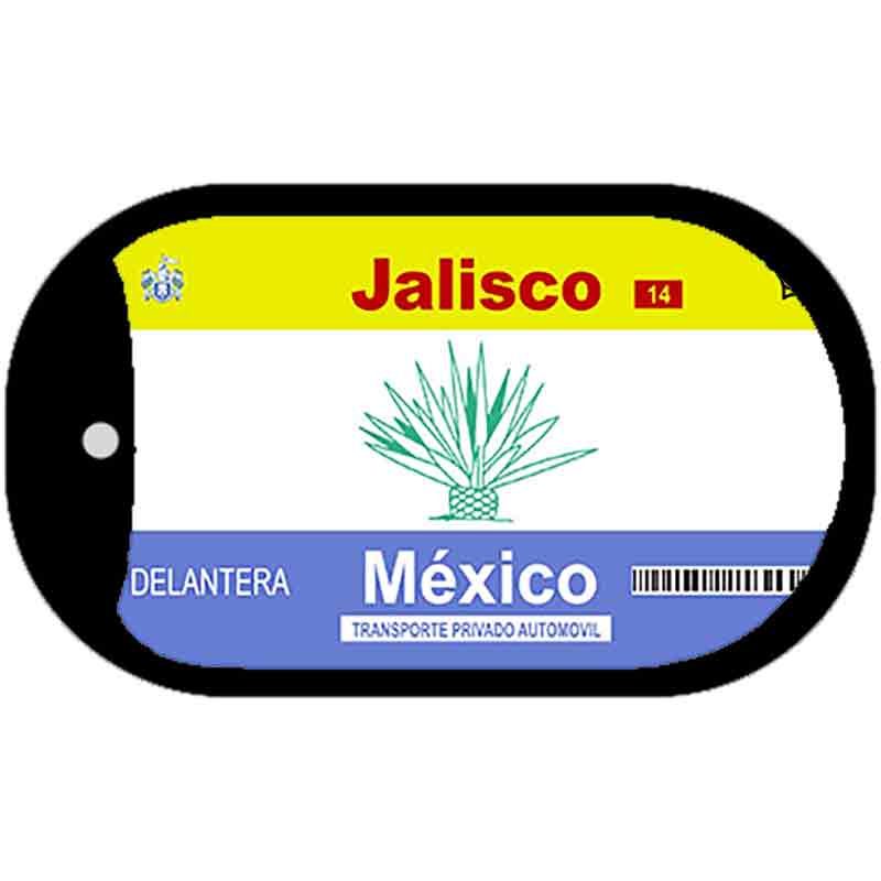 Jalisco Mexico Blank Novelty Metal Dog Tag Necklace DT-4816