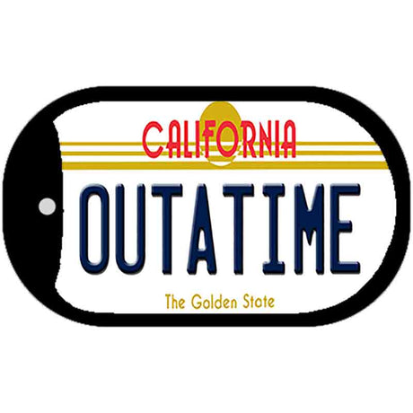 Outatime California Novelty Metal Dog Tag Necklace DT-4881