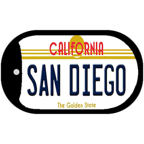 San Diego California Novelty Metal Dog Tag Necklace DT-4892