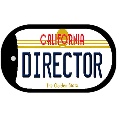 Director California Novelty Metal Dog Tag Necklace DT-4894