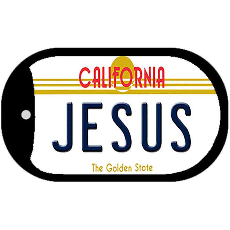 Jesus California Novelty Metal Dog Tag Necklace DT-4896