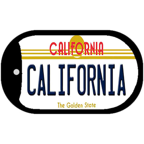 California California Novelty Metal Dog Tag Necklace DT-4897