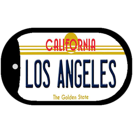 Los Angeles California Novelty Metal Dog Tag Necklace DT-4901