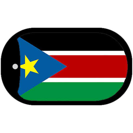 South Sudan Flag Metal Novelty Dog Tag Necklace DT-4910