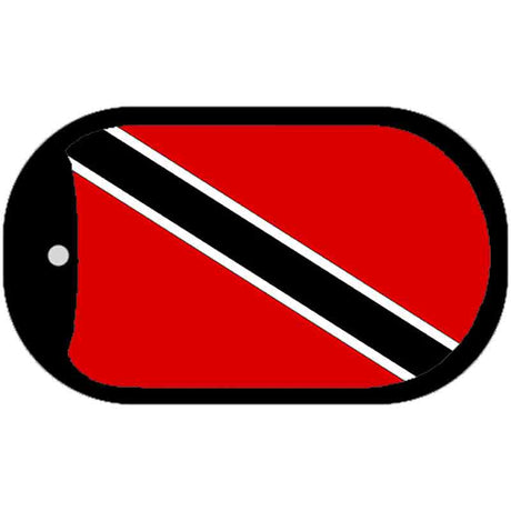 Trinidad Tobago Flag Scroll Metal Novelty Dog Tag Necklace DT-497