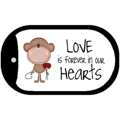 Love in our Hearts Novelty Metal Dog Tag Necklace DT-5017