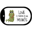 Love in our Hearts Novelty Metal Dog Tag Necklace DT-5018