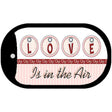 Love in the Air Novelty Metal Dog Tag Necklace DT-5019