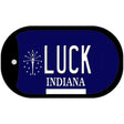 Indiana Luck Novelty Metal Dog Tag Necklace DT-5102