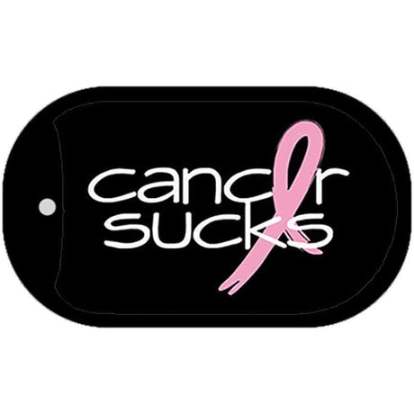 Cancer Sucks Novelty Metal Dog Tag Necklace DT-5111