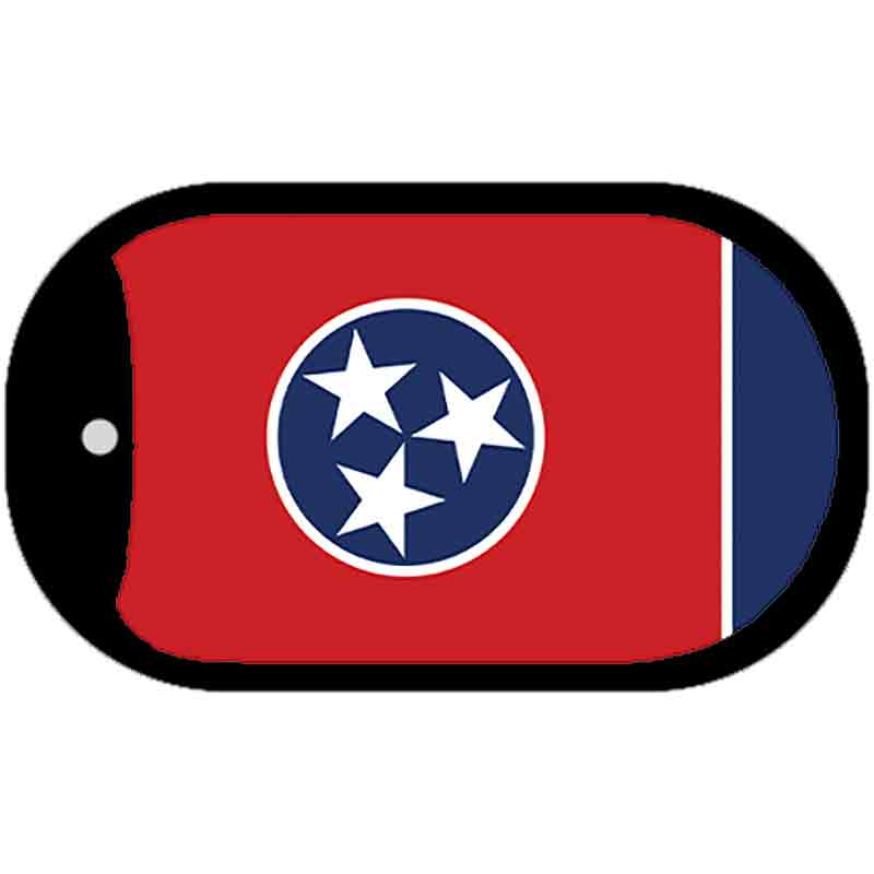 Tennessee State Flag Metal Novelty Dog Tag Necklace DT-511