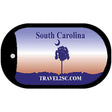 South Carolina State Blank Novelty Metal Dog Tag Necklace DT-5129