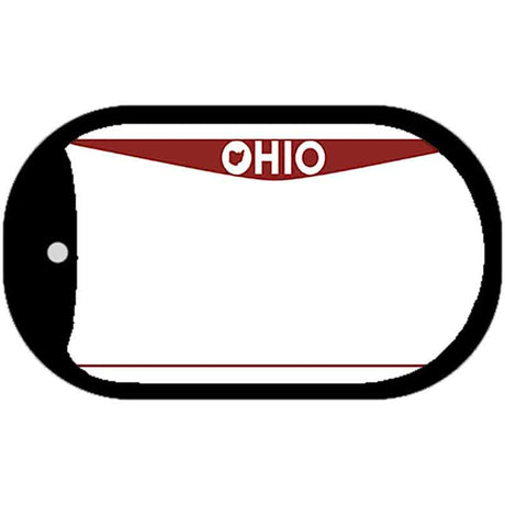 Ohio State Blank Novelty Metal Dog Tag Necklace DT-5132