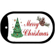 Merry Christmas Novelty Metal Dog Tag Necklace DT-5144