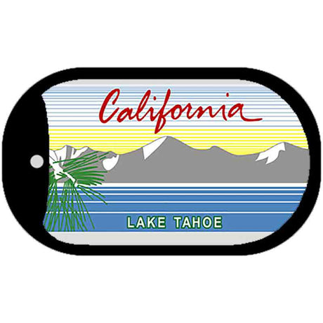 California Lake Tahoe State Blank Novelty Metal Dog Tag Necklace DT-5173