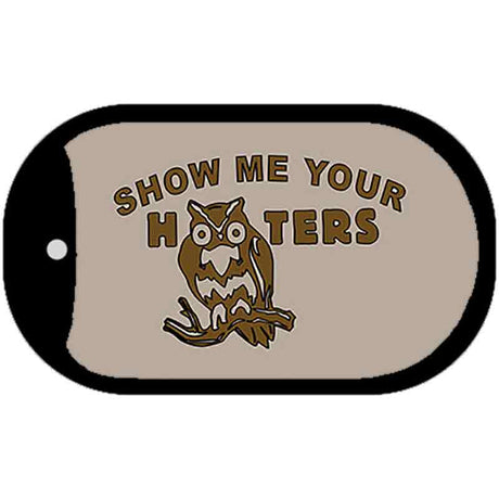 Show Me Your Hooters Novelty Metal Dog Tag Necklace DT-5249