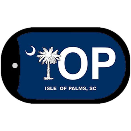 IOP Blue South Carolina Novelty Metal Dog Tag Necklace DT-5259