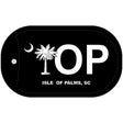 IOP Black South Carolina Novelty Metal Dog Tag Necklace DT-5260