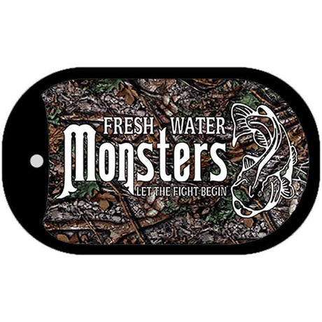 Fresh Water Monsters Novelty Metal Dog Tag Necklace DT-5273