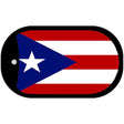 Puerto Rico Flag Metal Novelty Dog Tag Necklace DT-530