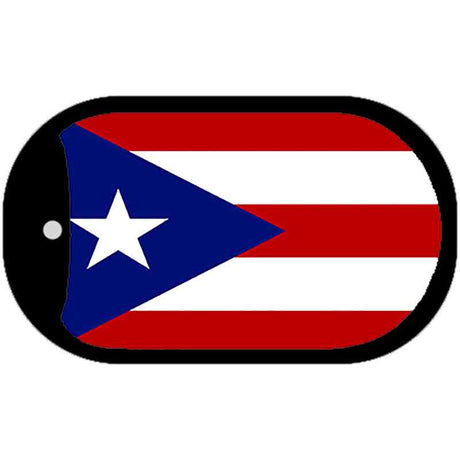 Puerto Rico Flag Metal Novelty Dog Tag Necklace DT-530