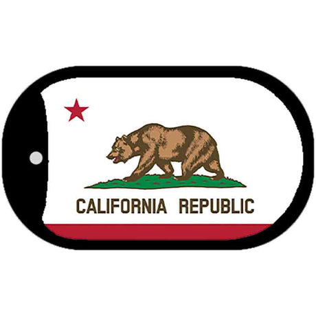 California State Flag Metal Novelty Dog Tag Necklace DT-531