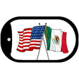 American Mexico Flag Metal Novelty Dog Tag Necklace DT-532