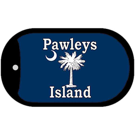 Pawleys Island Blue Novelty Metal Dog Tag Necklace DT-5336