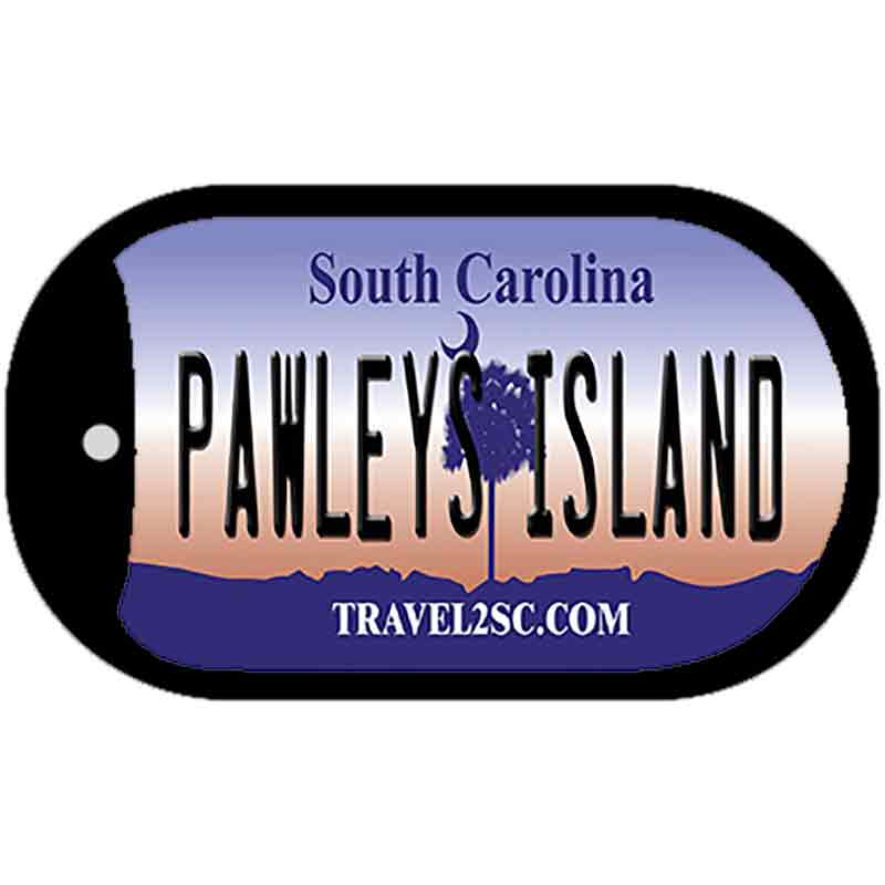 Pawleys Island South Carolina Novelty Metal Dog Tag Necklace DT-5338