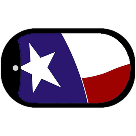 Texas State Flag Metal Novelty Dog Tag Necklace DT-533