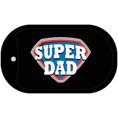 Super Dad Novelty Metal Dog Tag Necklace DT-5349