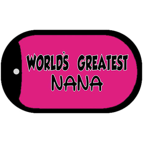 Worlds Greatest Nana Novelty Metal Dog Tag Necklace DT-5351