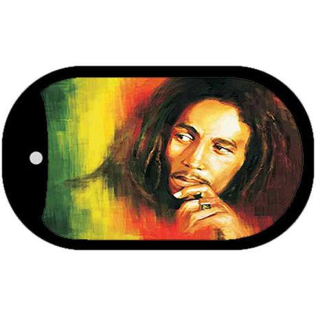 Bob Marley Novelty Metal Dog Tag Necklace DT-5354