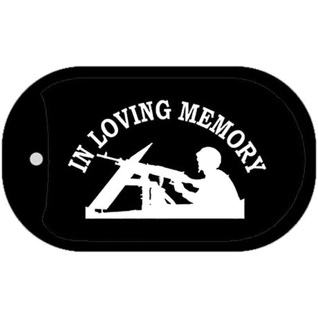 In Loving Memory Lookout Novelty Metal Dog Tag Necklace DT-5412