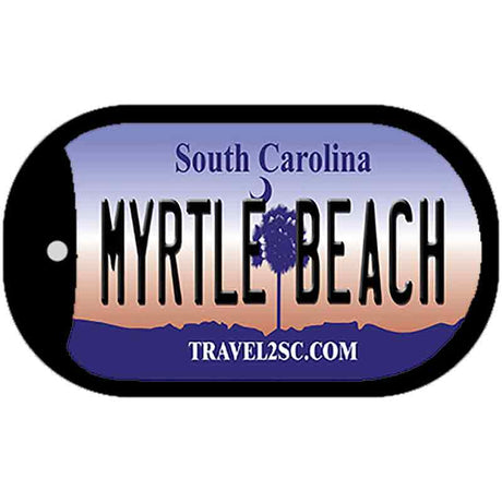 Myrtle Beach South Carolina Novelty Metal Dog Tag Necklace DT-5414