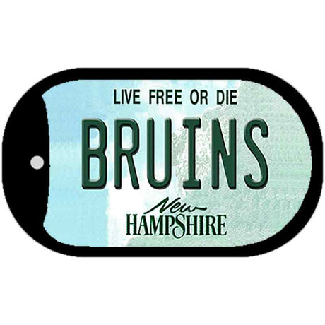 Bruins New Hampshire Novelty Metal Dog Tag Necklace DT-5436