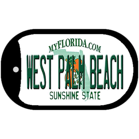 West Palm Beach Florida Novelty Metal Dog Tag Necklace DT-6000