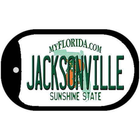 Jacksonville Florida Novelty Metal Dog Tag Necklace DT-6008