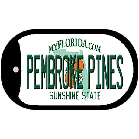 Pembroke Pines Florida Novelty Metal Dog Tag Necklace DT-6009