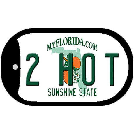 2 Hot Florida Novelty Metal Dog Tag Necklace DT-6025