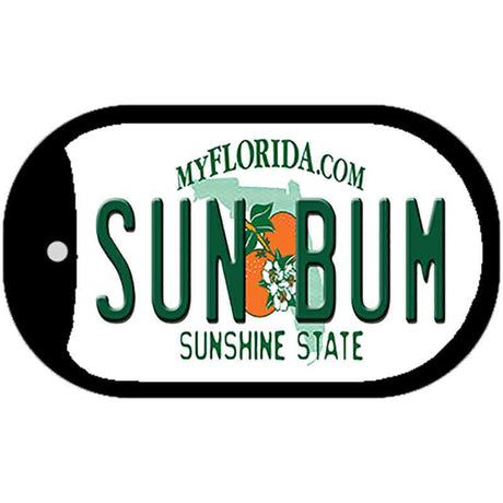 Sun Bum Florida Novelty Metal Dog Tag Necklace DT-6026