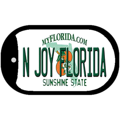 N Joy Florida Novelty Metal Dog Tag Necklace DT-6028