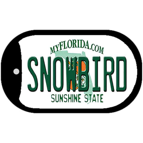 Snowbird Florida Novelty Metal Dog Tag Necklace DT-6034