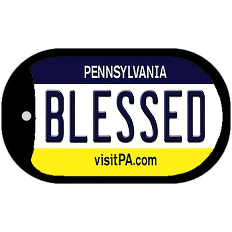 Blessed Pennsylvania Novelty Metal Dog Tag Necklace DT-6068