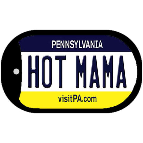 Hot Mama Pennsylvania Novelty Metal Dog Tag Necklace DT-6081