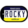 Rocky Pennsylvania Novelty Metal Dog Tag Necklace DT-6084