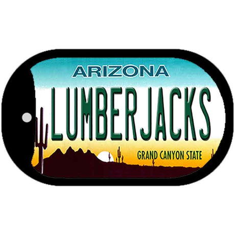 Lumberjacks Arizona Novelty Metal Dog Tag Necklace DT-6102