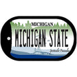 Michigan State University Novelty Metal Dog Tag Necklace DT-6106