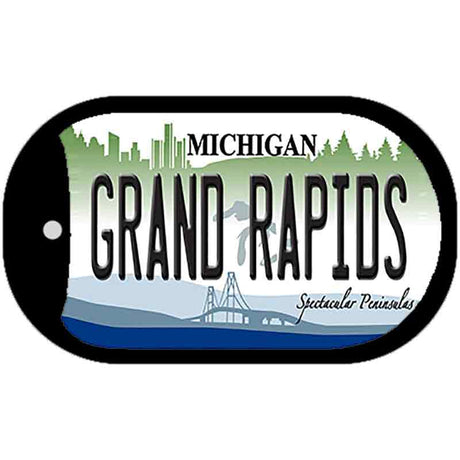 Grand Rapids Michigan Novelty Metal Dog Tag Necklace DT-6109