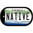 Native Michigan Novelty Metal Dog Tag Necklace DT-6116